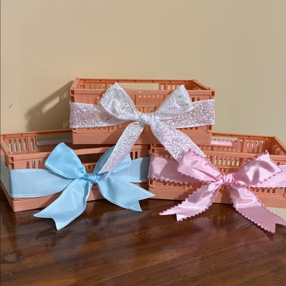 Hand assembled Other - COLLAPSIBLE EASTER BASKETS/DECOR (set of 3)